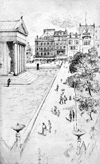 Von den Stufen des Hügels, Edinburgh, 1900 von Unbekannt