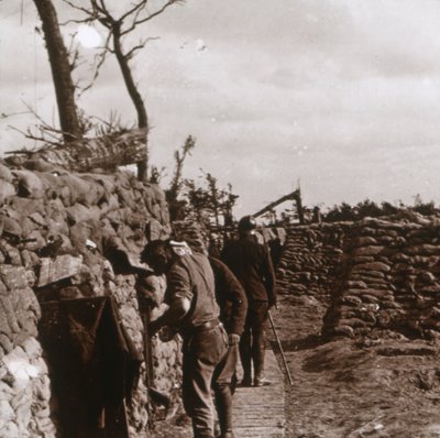Frontlinie, Diksmuide, Belgien, ca. 1914-1918 von Unbekannt