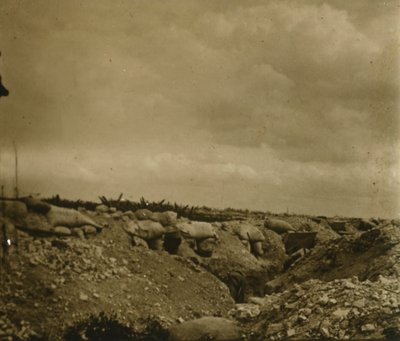 Frontlinie, Jonchery, Nordfrankreich, ca. 1914-1918 von Unbekannt