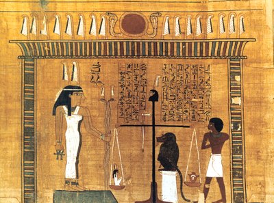 Grabpapyrus, altägyptisch, 18. Dynastie, 1550-1293 v. Chr. von Unbekannt