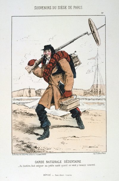 Garde Nationale Sedentaire, Belagerung von Paris, 1870-1871 von Unbekannt