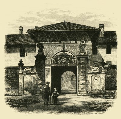 Tor der Certosa, Pavia, 1890 von Unbekannt