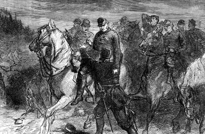 General Jackson tödlich verwundet, spätes 19. Jahrhundert von Unbekannt
