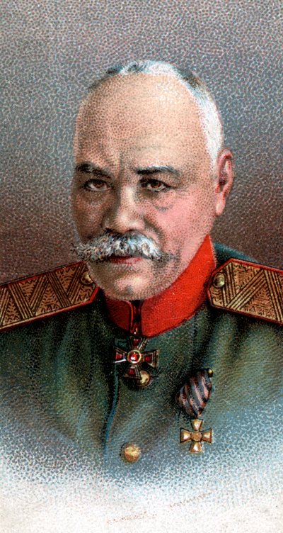 General Mikhail Vasilevich Alexeiev, russischer Soldat, 1917 von Unbekannt