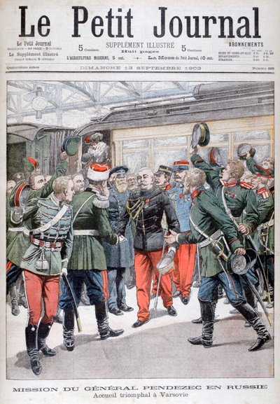 General Pendezecs diplomatische Mission nach Russland, 1903 von Unbekannt