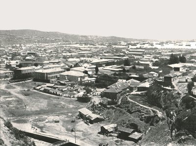 Gesamtansicht der Stadt, Valparaiso, Chile, 1895 von Unbekannt