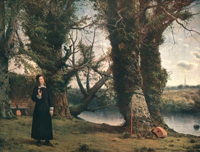 George Herbert in Bemerton, Salisbury, 1860, ca. 1902 von Unbekannt
