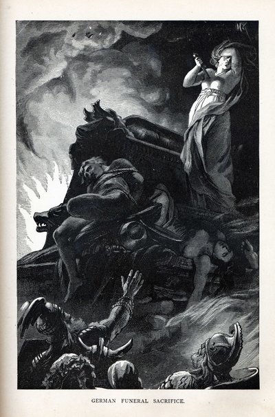 Deutsches Begräbnisopfer, 1882 von Unbekannt
