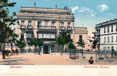 Gibraltar - Kommerzieller Platz, um 1900 von Unbekannt