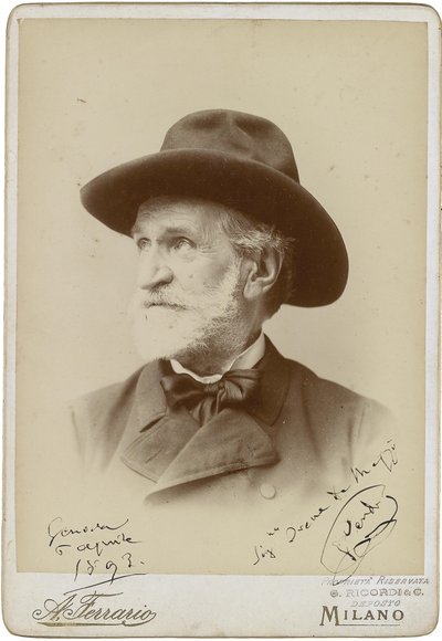Giuseppe Verdi von Unbekannt
