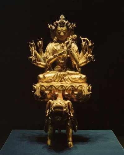 Gottheit Marici / Skulptur, 15. Jhdt. von Unbekannt