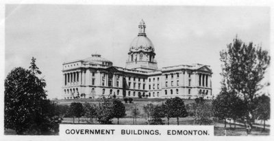 Regierungsgebäude, Edmonton, Alberta, Kanada, ca. 1920er von Unbekannt