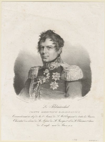 Graf Iwan Iwanowitsch Diebitsch-Zabalkansky, 1829 von Unbekannt