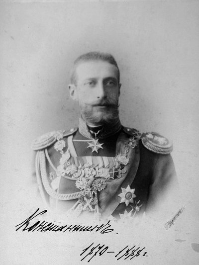 Großherzog Konstantin Konstantinowitsch von Russland, 1880er Jahre von Unbekannt