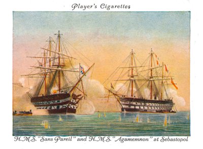 H.M.S. Sans Pariel und H.M.S. Agamemnon in Sewastopol, 1936 von Unbekannt