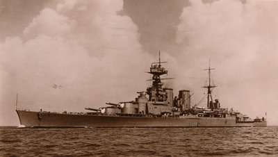 H.M.S. Hood von Unbekannt