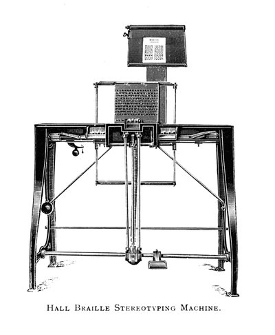 Hall-Braille-Stereotypiemaschine, 1919 von Unbekannt