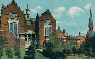 Harrow Old School & Chapel, ca. 1910 von Unbekannt