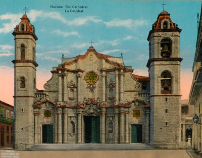 Kathedrale von Havanna, Kuba, ca. 1920 von Unbekannt