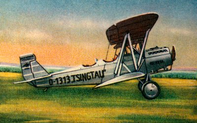 Heinkel HD 24 L Tsingtau Flugzeug, 1920er Jahre von Unbekannt