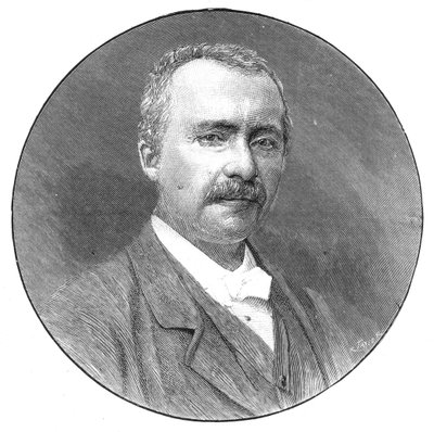 Heinrich Schliemann, deutscher Archäologe, 1891 von Unbekannt