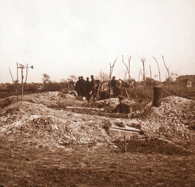 Versteckte Batterie, ca. 1914-ca. 1918 von Unbekannt