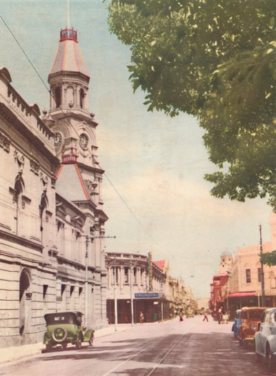 High Street, Fremantle, um 1947 von Unbekannt