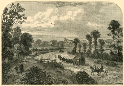 Highgate, von Upper Holloway, ca. 1876 von Unbekannt