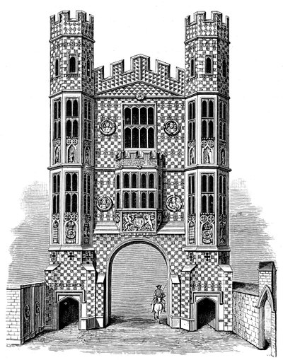 Holbein-Tor, Whitehall, London, 1893 von Unbekannt