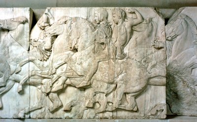 Reiter vom Parthenon-Fries, 438-432 v. Chr. von Unbekannt