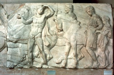 Reiter vom Parthenon-Fries, 438-432 v. Chr. von Unbekannt