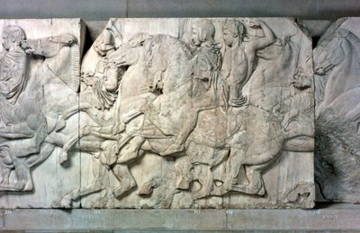 Reiter vom Parthenon-Fries, 447-432 v. Chr. von Unbekannt
