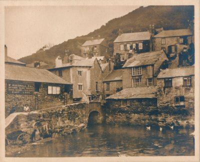 Haus auf Stützen - Polperro, 1927 von Unbekannt