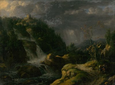 Burg im Sturm von Unbekannt
