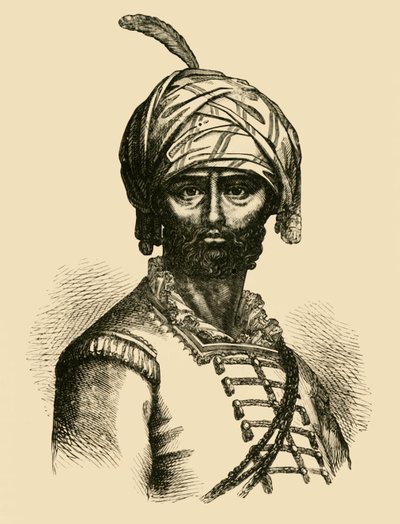 Hyder Ali, ca. 1750, 1890 von Unbekannt