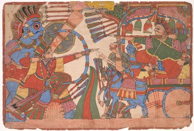 Illustration zum Mahabharata von Unbekannt Unbekannt