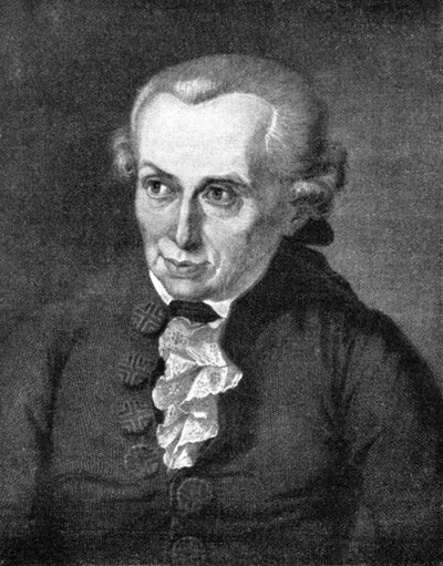 Immanuel Kant, deutscher Philosoph, 1900 von Unbekannt
