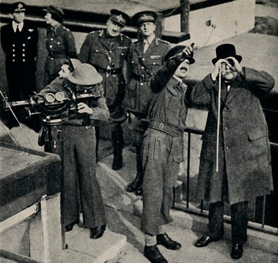 In einer Flugabwehrstellung, 17. Oktober 1941, 1945 von Unbekannt