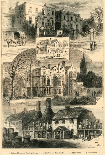 In und um Fulham, ca. 1878 von Unbekannt
