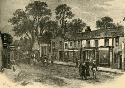 In der Hauptstraße, 1898 von Unbekannt