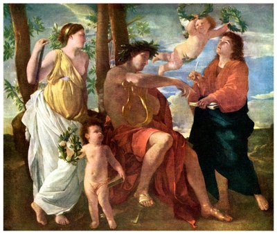 Inspiration: Die Inspiration des Dichters, um 1630, 1956 von Unbekannt
