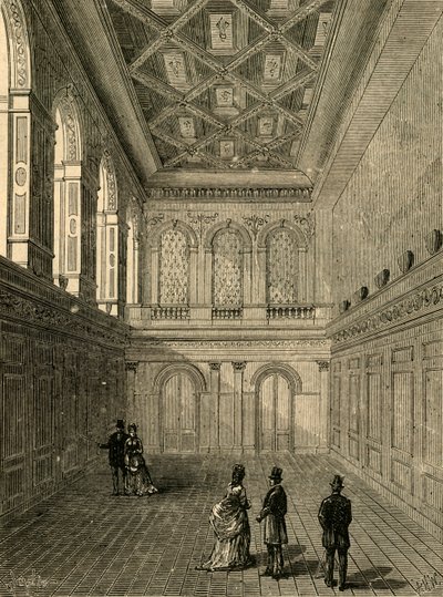 Innenraum der Haberdashers Hall von Unbekannt