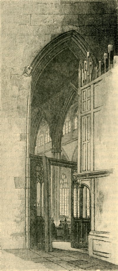 Innenraum der Dreifaltigkeitskirche, 1898 von Unbekannt