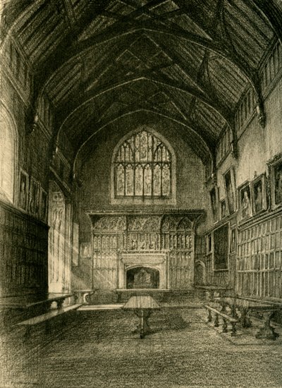 Innenraum der Halle, 1911 von Unbekannt