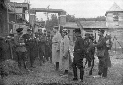 Verhör deutscher Gefangener, Frankreich, August 1914 von Unbekannt
