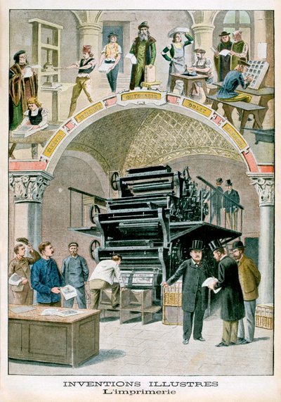 Erfindungen, Die Druckerei, 1901 von Unbekannt