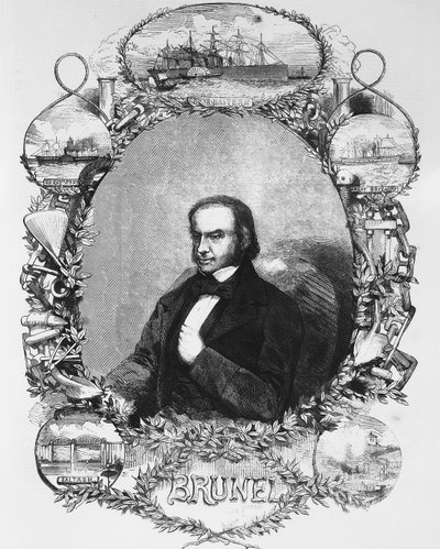 Isambard Kingdom Brunel, Bauingenieur, um 1850er Jahre von Unbekannt