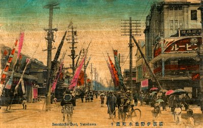 Isezakicho Dori, Yokohama, Japan, 20. Jahrhundert von Unbekannt