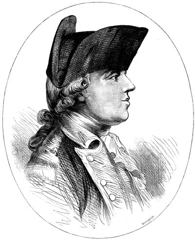 John Burgoyne, britischer General des 18. Jahrhunderts, ca. 1880 von Unbekannt