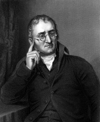 John Dalton, englischer Chemiker, ca. 1860 von Unbekannt